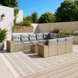 Comfortable and Affordable 11-Piece Garden Sofa Set