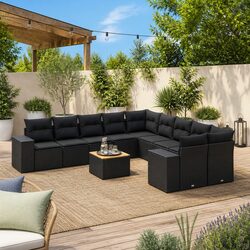 Warm and Reliable 11 Piece Outdoor Sofa Set