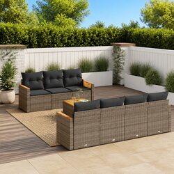 Reliable 8-Piece Garden Sofa Set with Practical Design