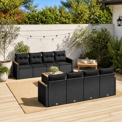 Comfort and Value in This 9-Piece Garden Sofa Set