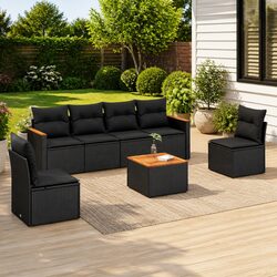 Comfortable and Value-Driven 7 Piece Garden Sofa Set