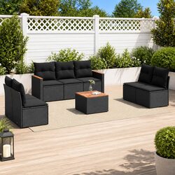 Comfort and Value with This 8-Piece Garden Sofa Set