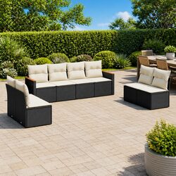 Reliable 8-Piece Garden Sofa Set for Outdoor Enjoyment