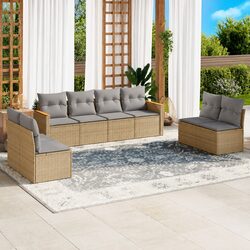 Warm and Welcoming 8 Piece Outdoor Sofa Set