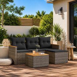 Comfortable and Reliable 5 Piece Garden Sofa Set