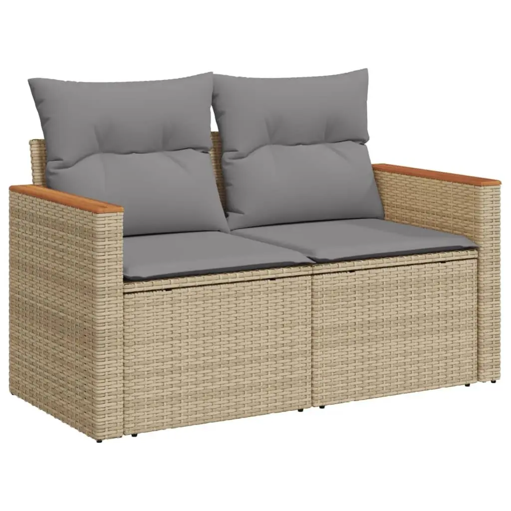 Garden Sofa Set Outdoor Furniture Seating 6 Piece Beige