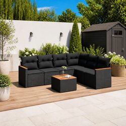 Comfortable and Practical 7 Piece Garden Sofa Set