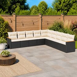 Comfortable and Value-Driven 9 Piece Garden Sofa Set