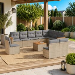 Comfortable 11 Piece Garden Sofa Set with Great Value