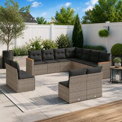 Comfortable and Durable 11 Piece Garden Sofa Set