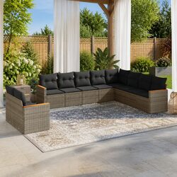 Practical 10-Piece Garden Sofa Set for Relaxation
