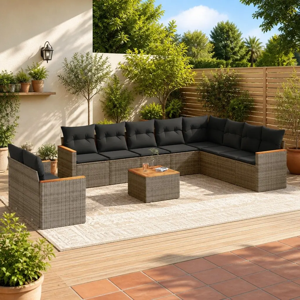 Grey Outdoor Sofa Set