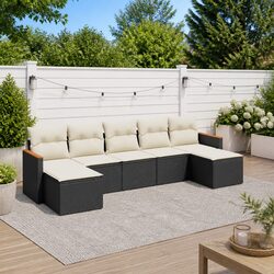 Durable 7-Piece Garden Sofa Set for Comfort