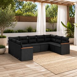 Comfort and Value with Our 9-Piece Garden Sofa Set