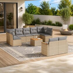 Comfortable and Durable 10 Piece Garden Sofa Set