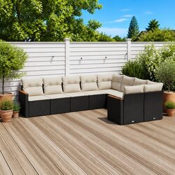 Affordable and Functional 9-Piece Garden Sofa Set