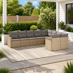 Reliable and Affordable 9 Piece Outdoor Sofa Set