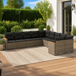Comfortable and Durable 10 Piece Garden Sofa Set