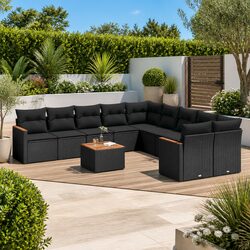 Comfortable 11 Piece Outdoor Sofa Set for Relaxation
