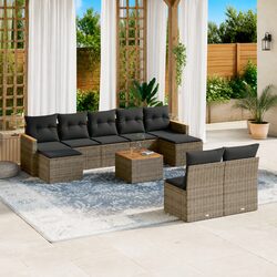 10 Piece Garden Sofa Set: Practical Outdoor Furniture