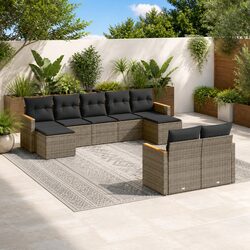 Reliable 9 Piece Outdoor Sofa Set for Your Garden