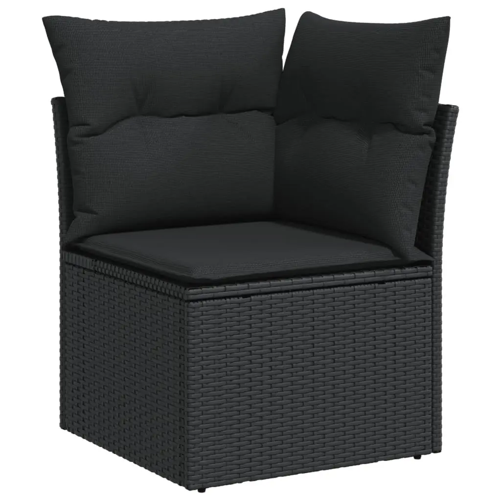 12-Piece Black Sofa Set for Outdoor Living
