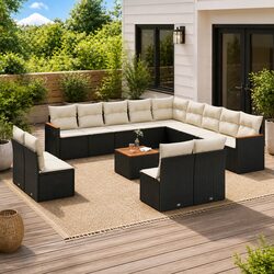 Comfort and Value in a 14 Piece Garden Sofa Set