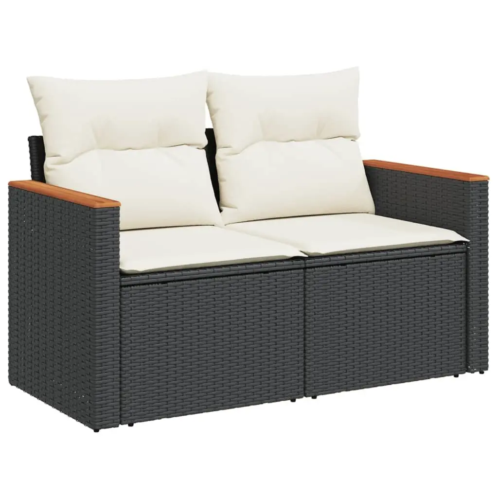 Garden Sofa Set 12 Piece Outdoor Furniture Modular Black