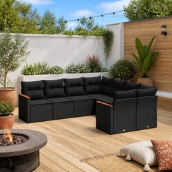 8-Piece Garden Sofa Set: Stylish and Practical Seating