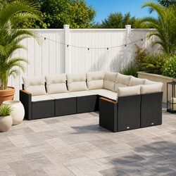 Comfortable 8-Piece Garden Sofa Set with Easy Maintenance