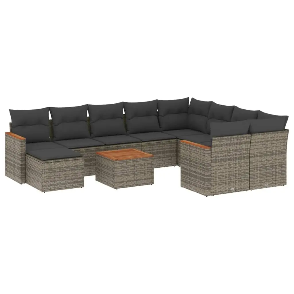 11-Piece Garden Sofa Set with Easy Maintenance