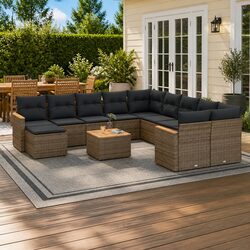 Value and Practicality with this 12 Piece Garden Sofa Set