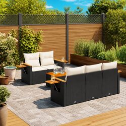 Comfortable and Versatile 6-Piece Garden Sofa Set