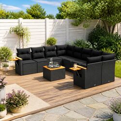 Value-Driven 9-Piece Outdoor Sofa Set