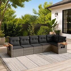 Comfortable 6-Piece Garden Sofa Set for Outdoor Spaces