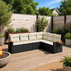 Comfortable and Reliable 6 Piece Garden Sofa Set