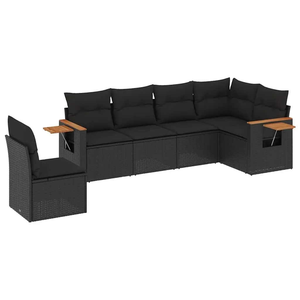 6 Piece Garden Sofa Set