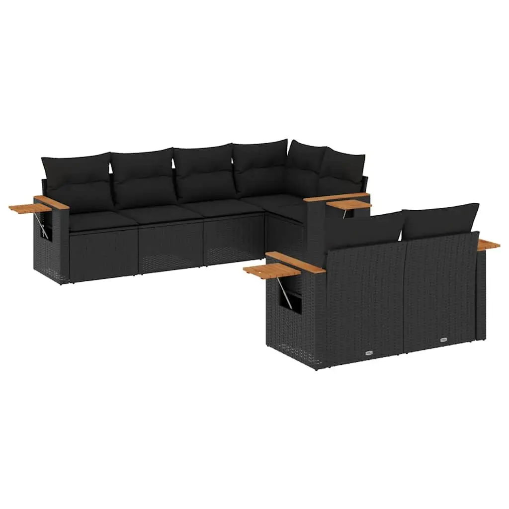 7 Piece Garden Sofa Set for Outdoor Relaxation