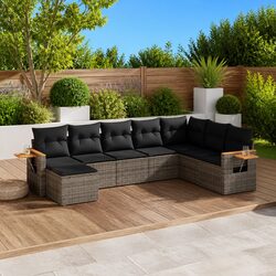 Reliable 8-Piece Garden Sofa Set with Easy Maintenance
