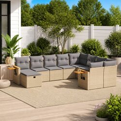 Warm and Inviting 10-Piece Garden Sofa Set