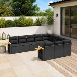 10-Piece Garden Sofa Set: Comfort and Practicality Combined