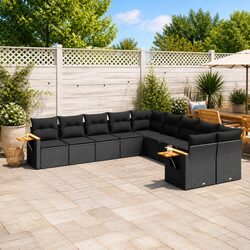 Comfortable and Practical 10-Piece Garden Sofa Set