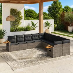 Practical 10-Piece Garden Sofa Set You Can Rely On