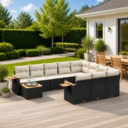 Comfortable and Practical 11-Piece Outdoor Sofa Set