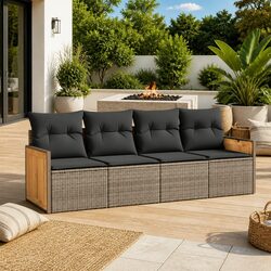 Comfort Meets Value in Our 4 Piece Garden Sofa Set