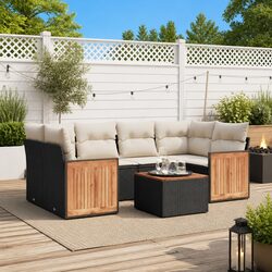 Comfortable and Stylish 7-Piece Garden Sofa Set for Outdoors