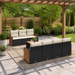 Affordable 8-Piece Garden Sofa Set - Comfort & Value
