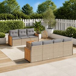 Reliable 8 Piece Garden Sofa Set for Outdoor Comfort