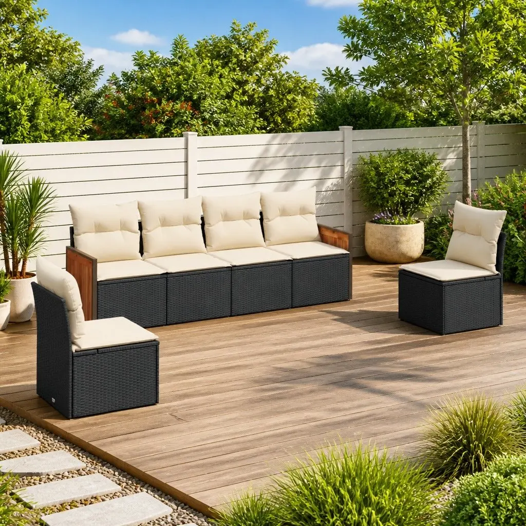 Outdoor 6-Piece Sofa Set Offering Comfort and Style