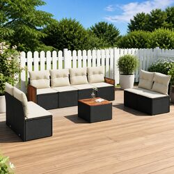 Cozy 9-Piece Garden Sofa Set with Practical Features